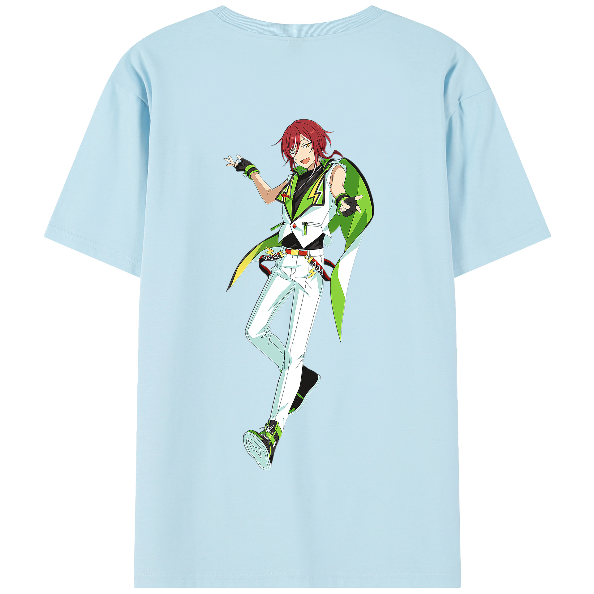 （画像用） あんさんぶるスターズ! Ensemble Stars 綿100％半袖Tシャツ（背面プリント）